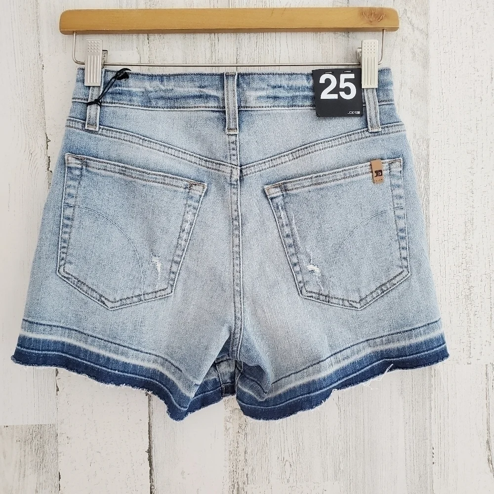 NEW Joe's Jeans Distroyed Medium Wash Shorts